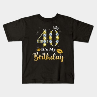 It's My 40th Birthday Kids T-Shirt